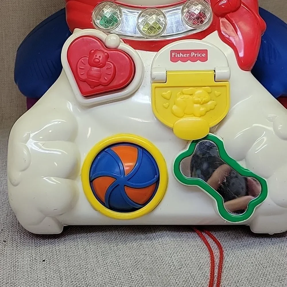 Fisher Price 1999 Bingo Dog‎ Activity  sit to stand  Walker Crib Toy Plays Bingo